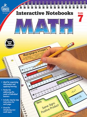 cover image of Math, Grade 7